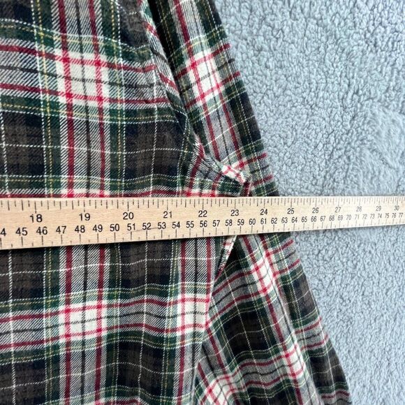 Vintage Wrangler Western Pearl Snap Plaid Rodeo Shirt Blouse Size Large - Picture 8 of 12